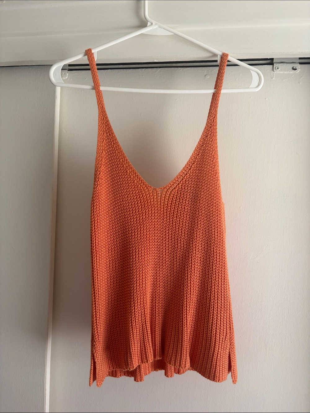 Forever 21 Orange Knit Tank Top